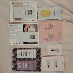 Various hair/skin/makeup samples - new